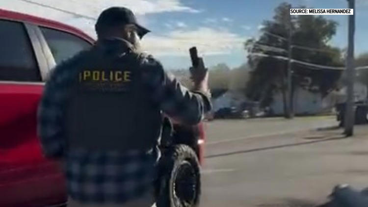 Russellville residents protest ICE activity outside Franklin County ...