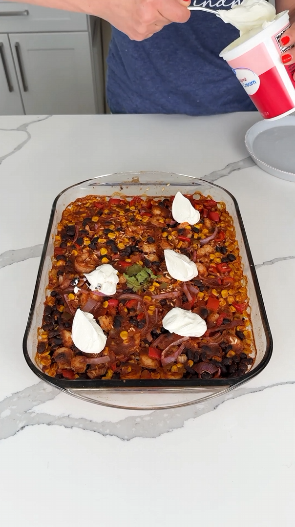 This easy one pan taco rice is so good everyone loves it