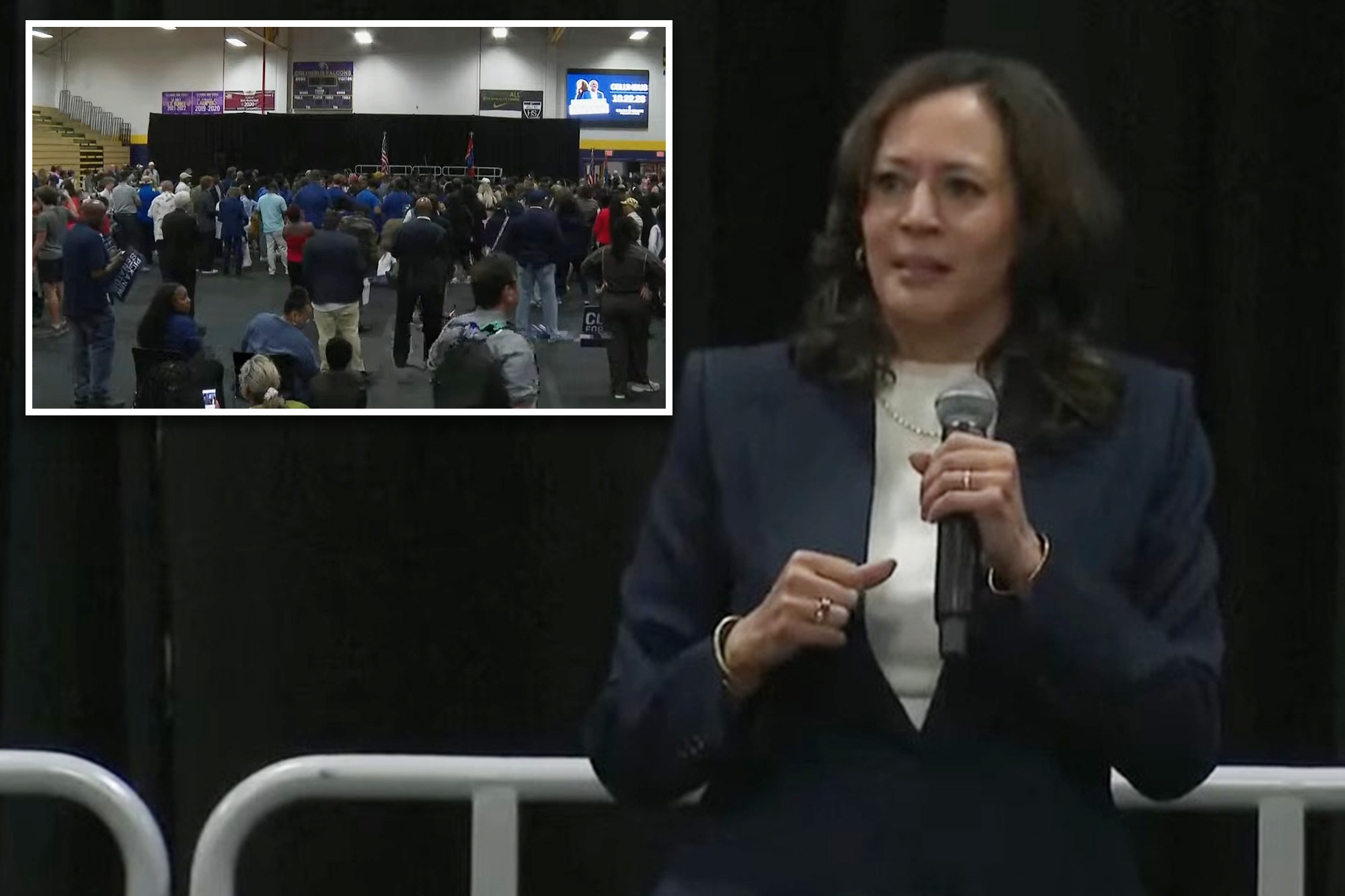 Kamala Harris gets crickets from Mississippi rally crowd after ...
