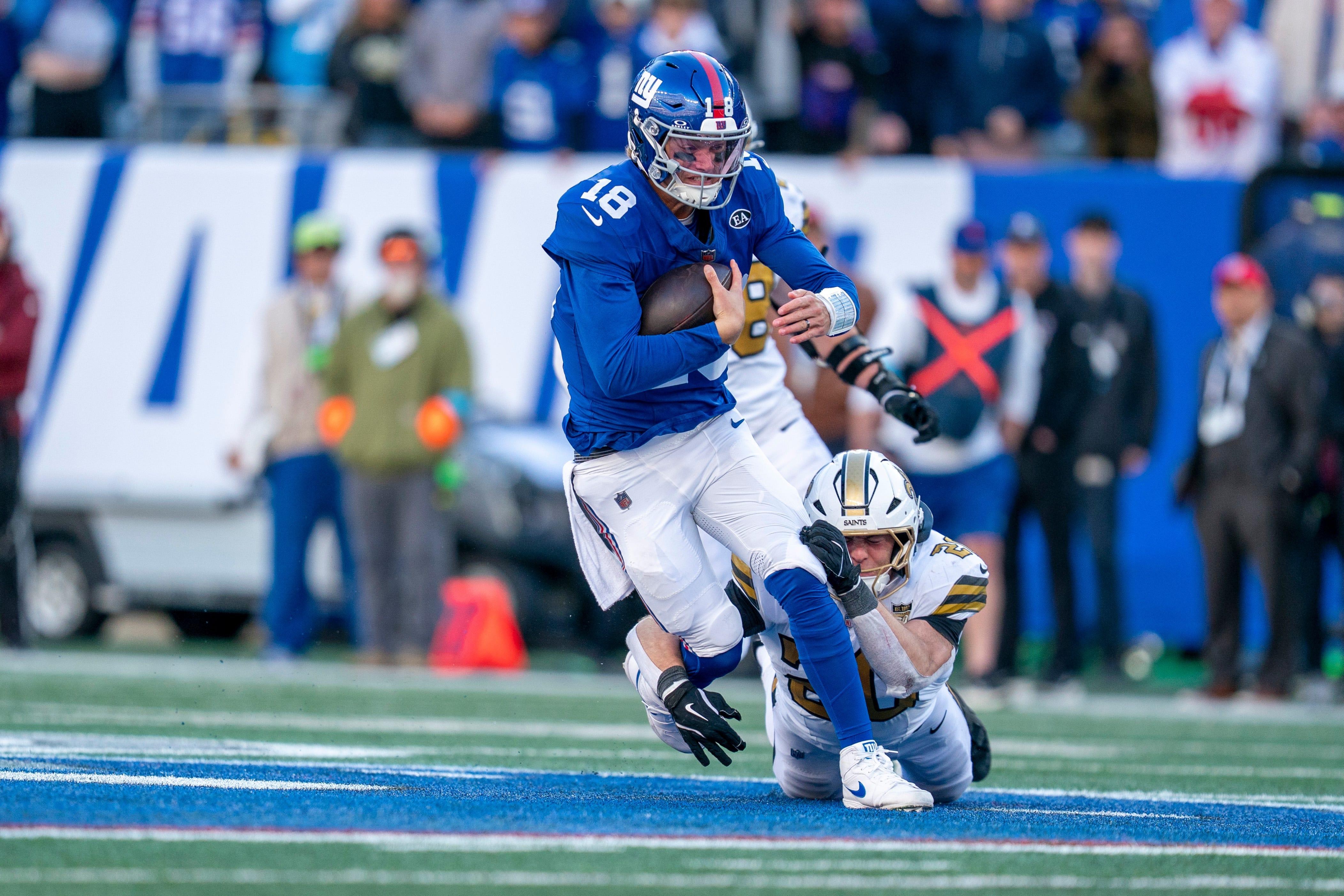 Does JJ McCarthy give the Giants worse odds against the Texans?