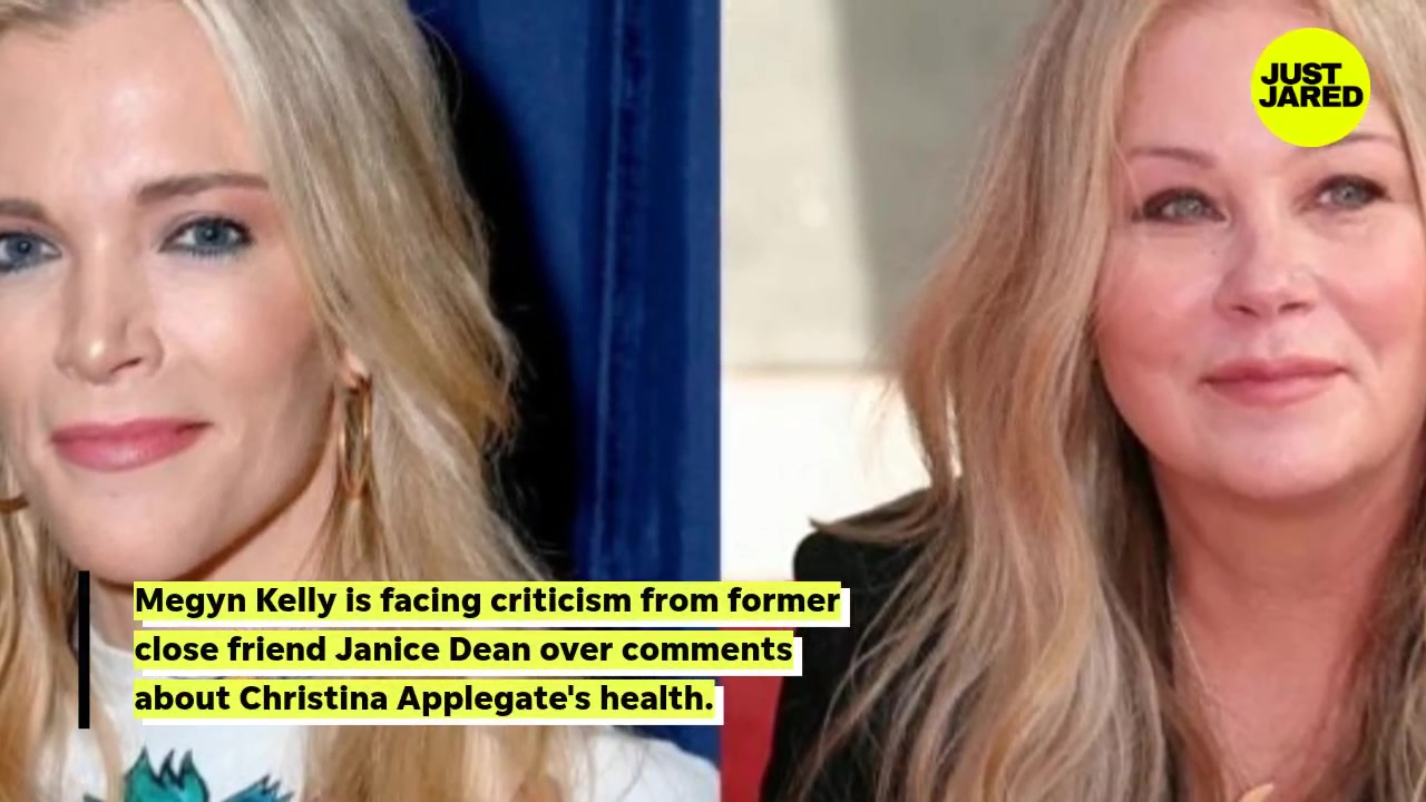 Janice Dean calls Megyn Kelly's Christina Applegate comments disgusting