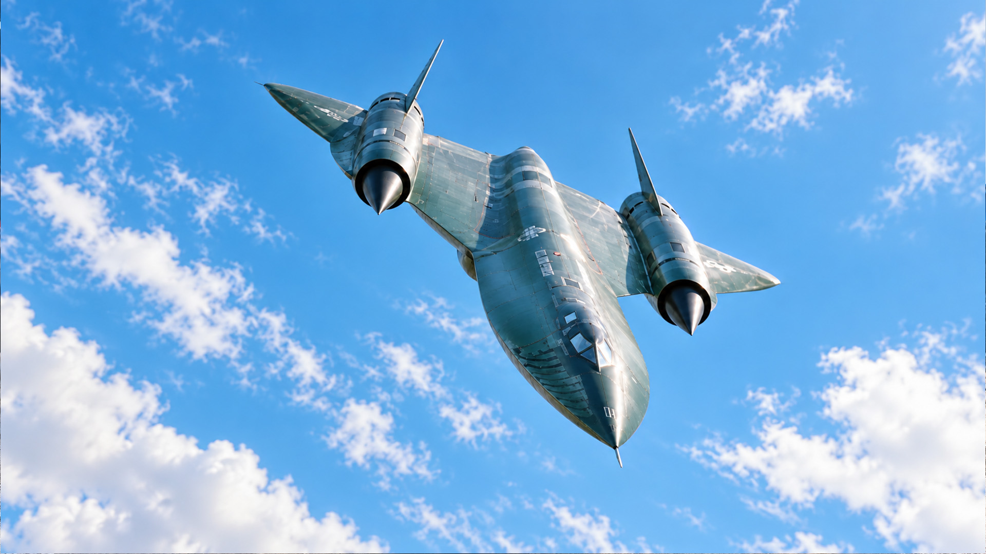 Why did the SR-71 Blackbird need four V8 engines to start?