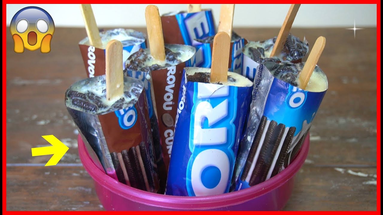 Ta Calor? FaçA Esse Picolé De Bolacha Oreo Super Gostoso E No PróPrio ...
