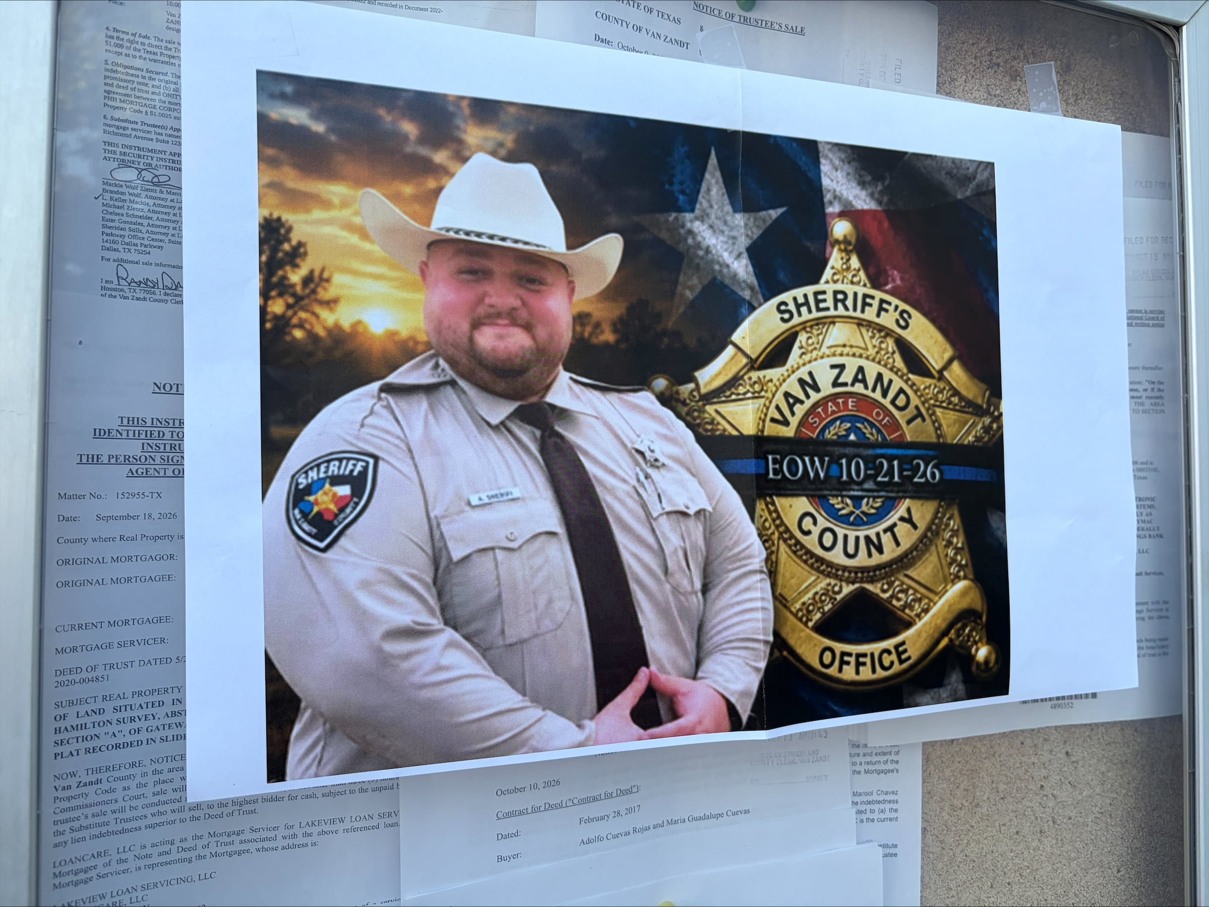 Law enforcement agencies support Van Zandt County after deputy killed ...