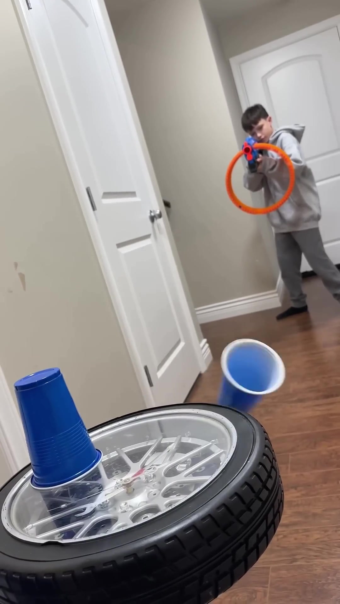 Epic X-Shot Blaster Upgrade: Dad & Son's Hilarious Reload Challenge!