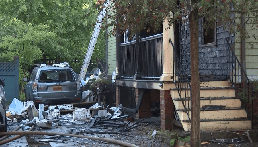 3 displaced by Providence house fire