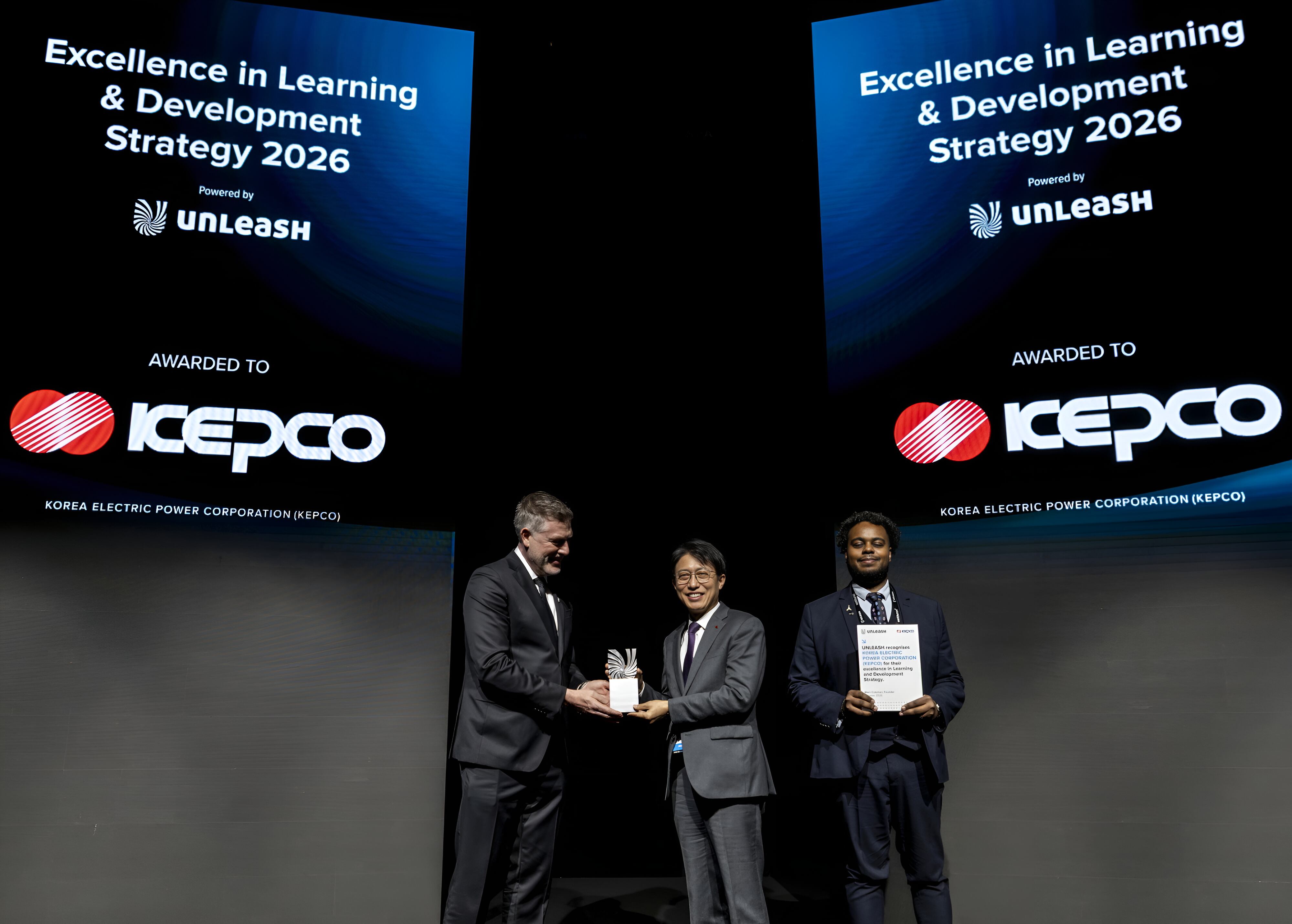 KEPCO wins European talent development award for second consecutive year