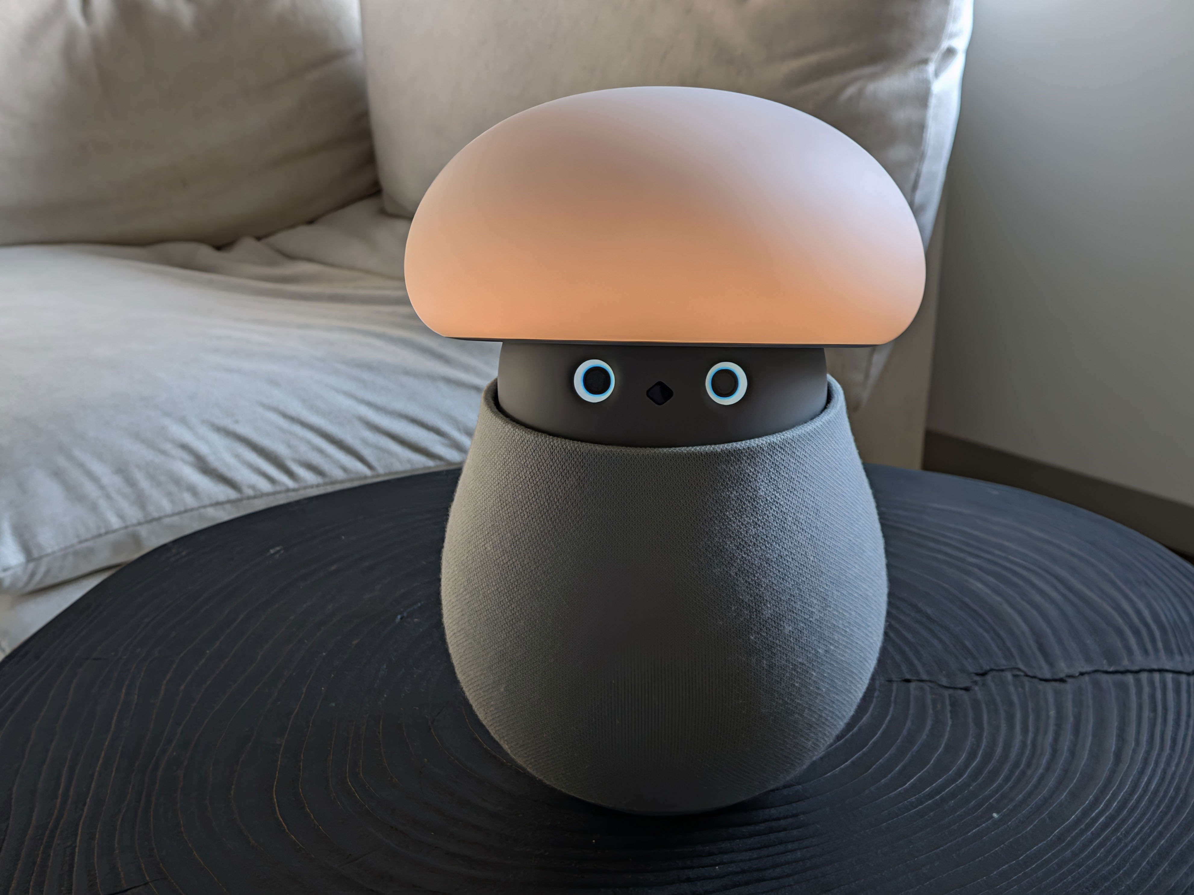 The Mori is a mushroom-shaped AI lamp companion, and I’m smitten