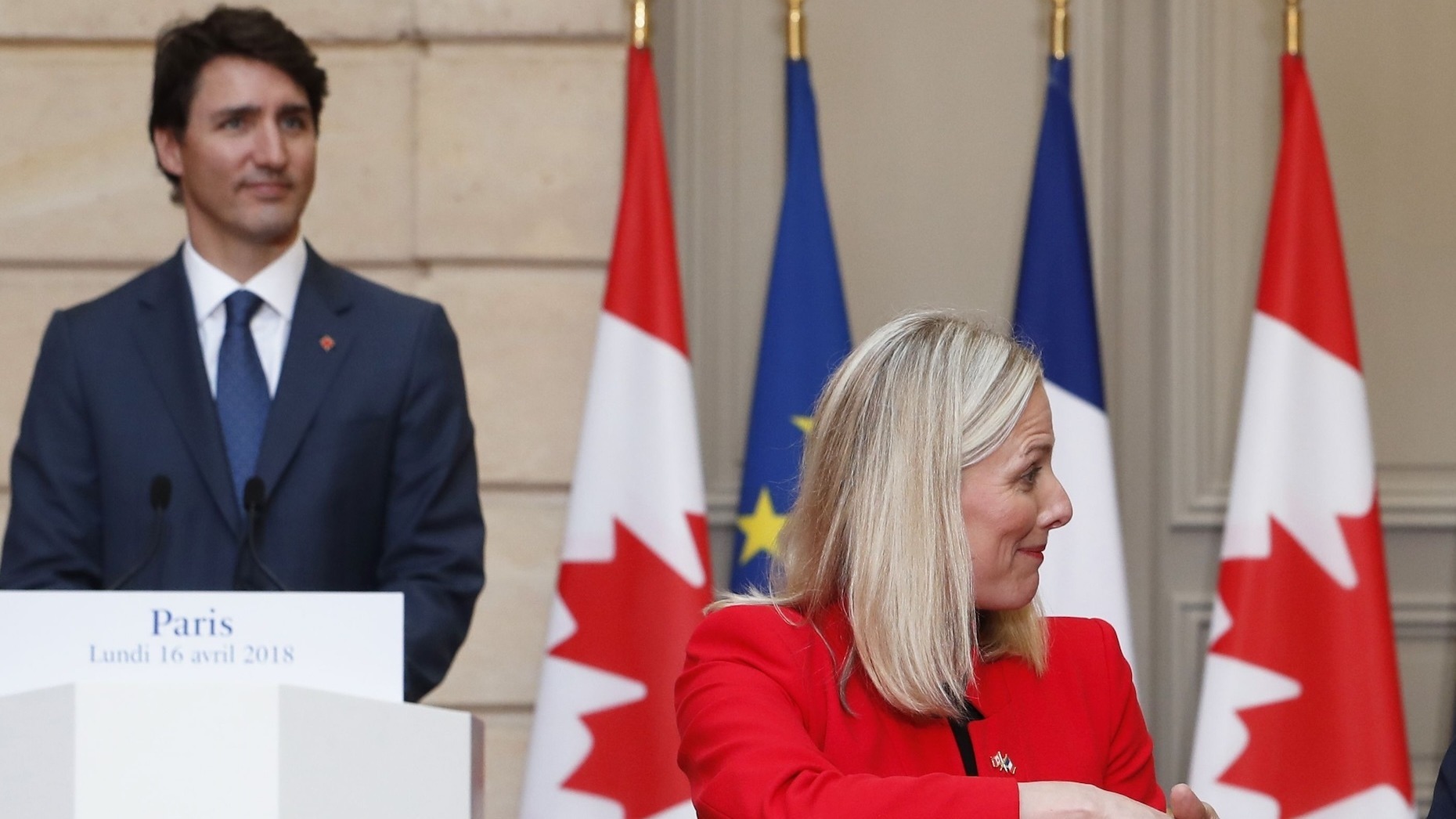 Justin Trudeau criticized Catherine McKenna for using the word 