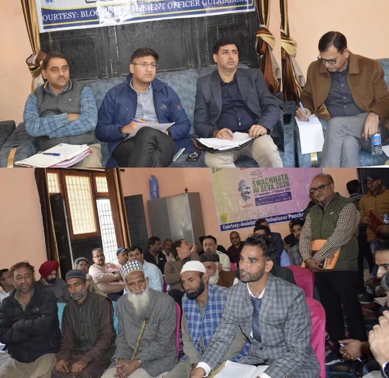 DDC Reasi holds public grievances redressal camp at Shadol-Gulabgarh