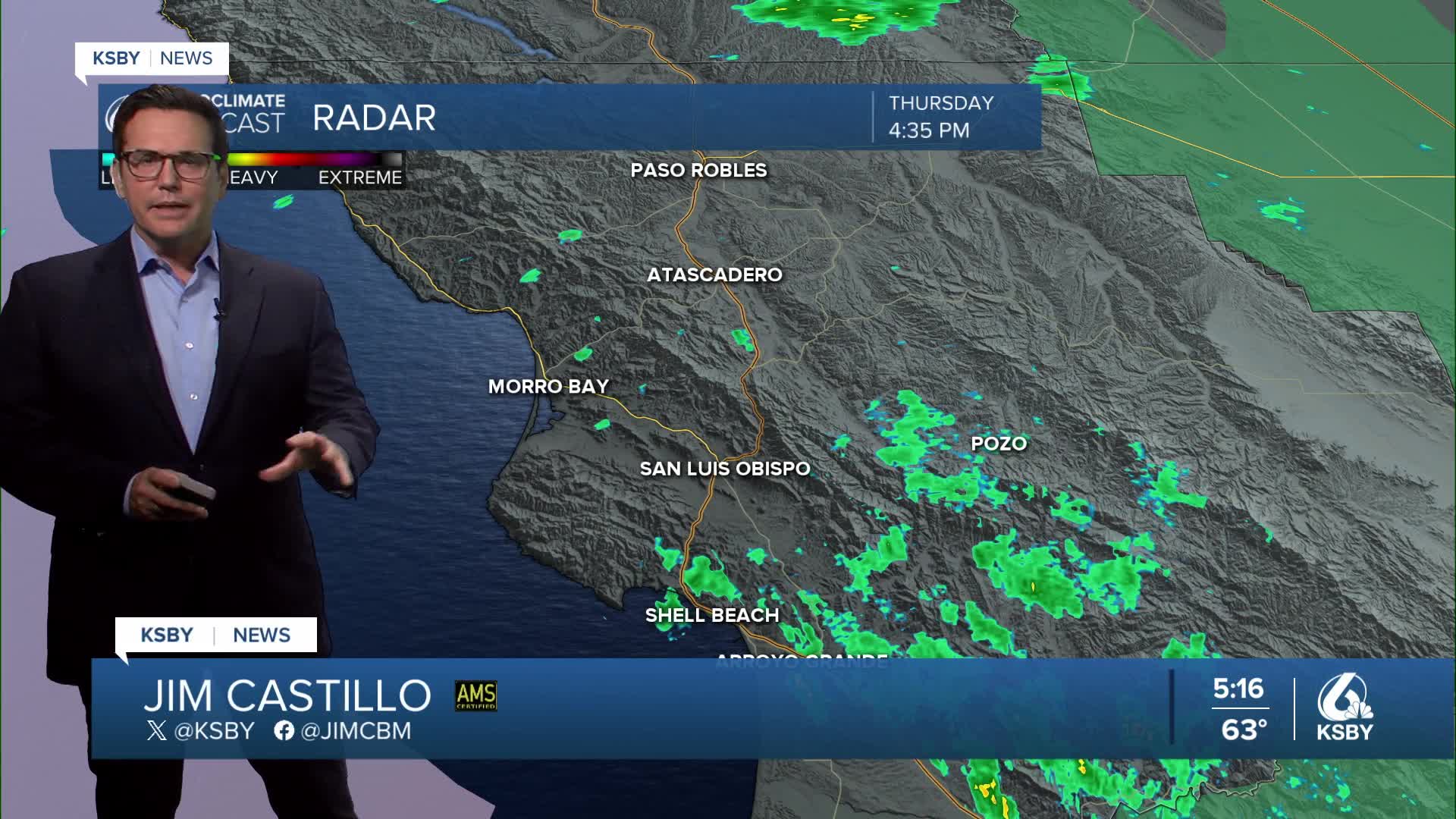 Scattered showers and downpours tonight, dry and warmer conditions this ...