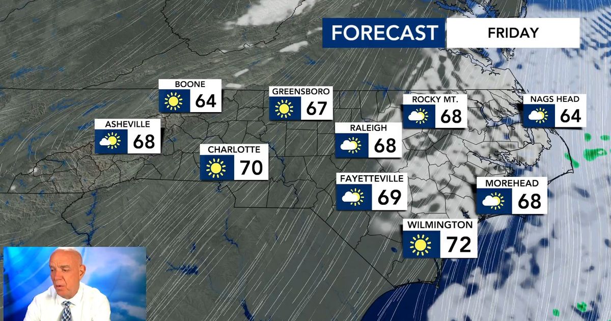 More pleasant weather Thursday, a bit cooler this weekend