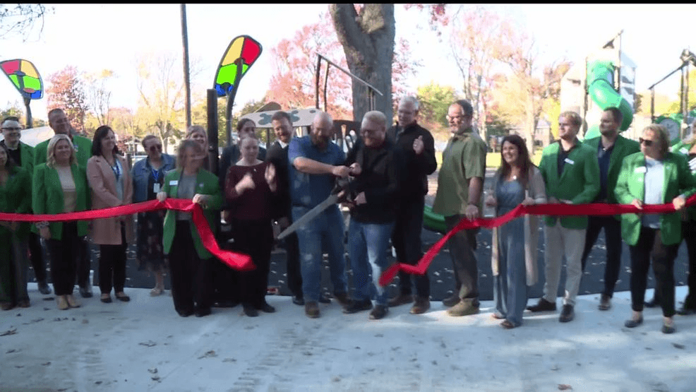 Bay City celebrates completion of $1,000,000 inclusive playground