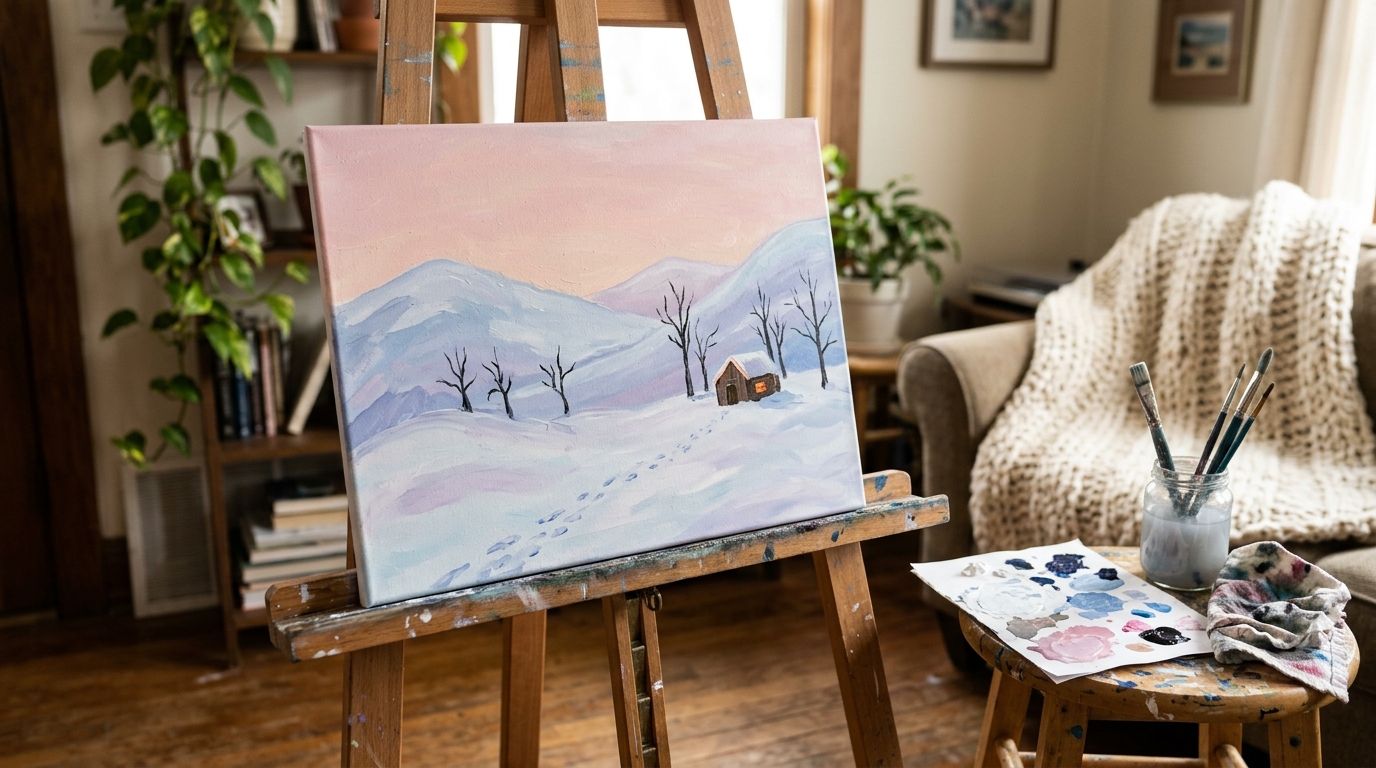 Easy canvas paintings: 17 ideas anyone can make tonight, even if you ...