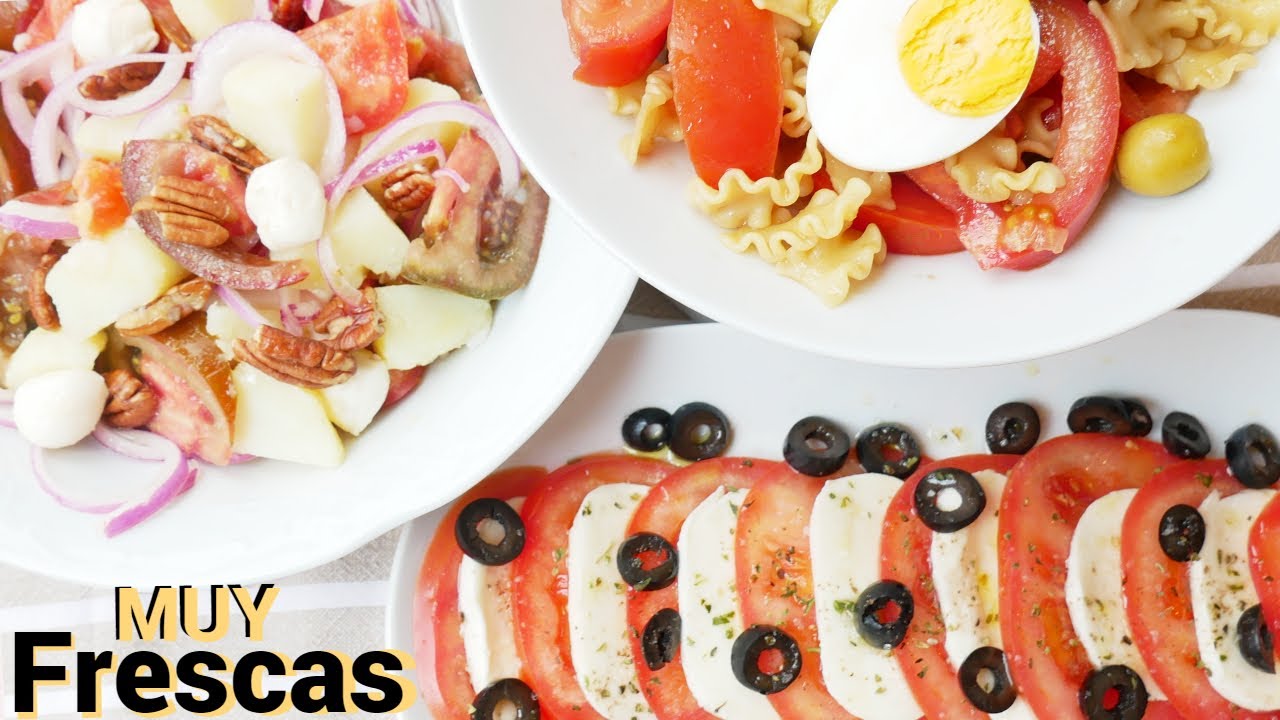 3 ensaladas fáciles sin lechuga | Perfectas para el verano