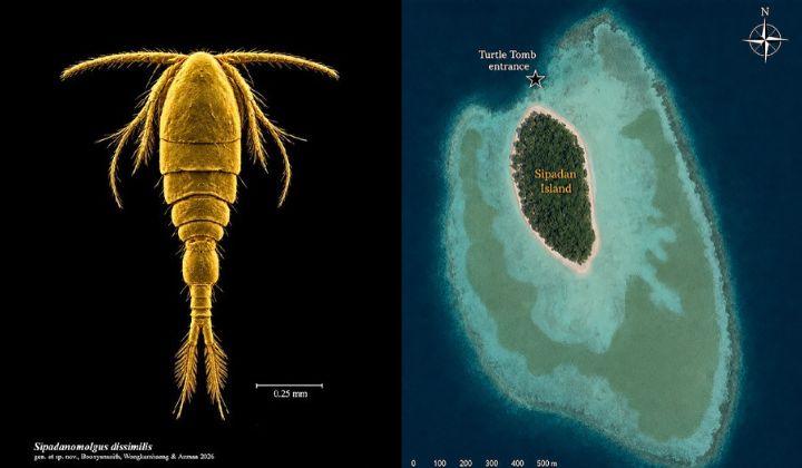 Malaysia’s Sipadan Cave yields tiny creature unlike anything known before
