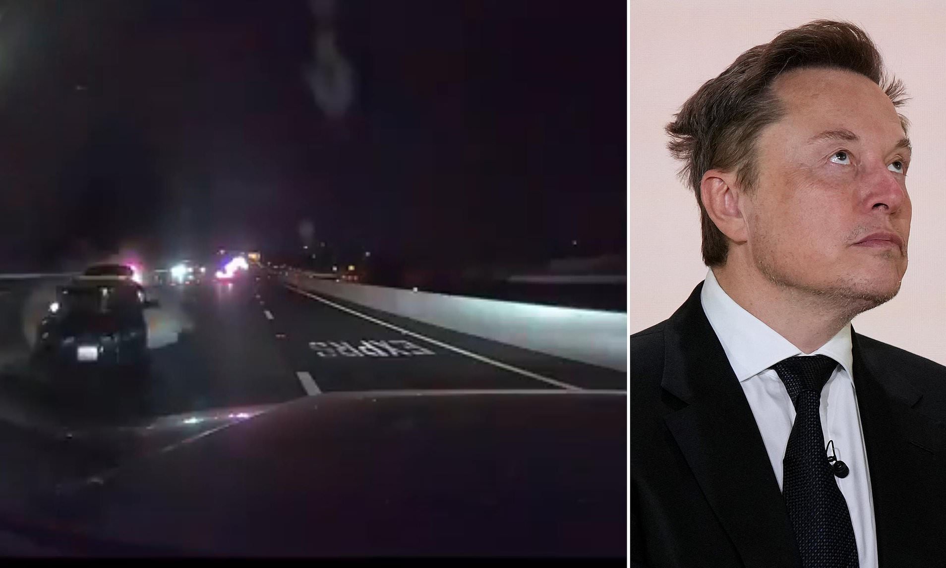 Self-driving Tesla struck and killed man, 71, who was trying to cross ...