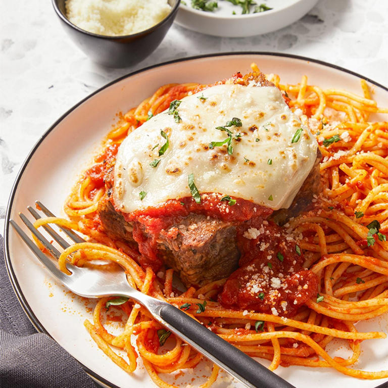 Spaghetti meat loaf
