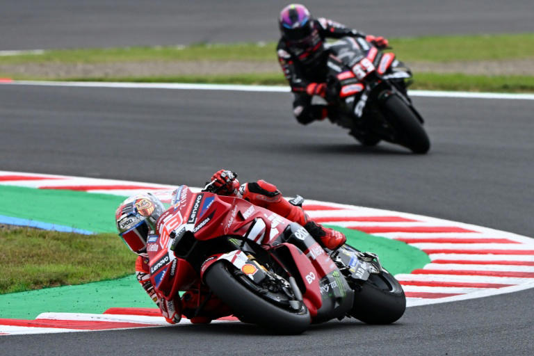 Bezzecchi tops Australian MotoGP practice as wallaby hops onto track