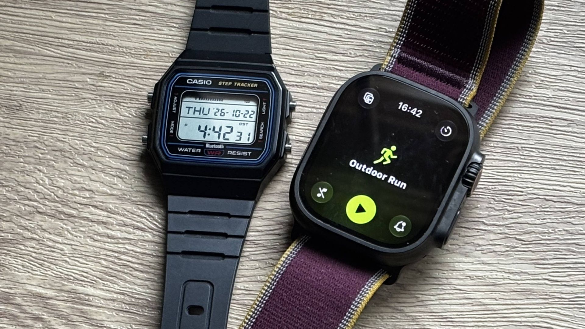 I tested my Apple Watch Ultra 4 against Casio's cheap step-counting ...