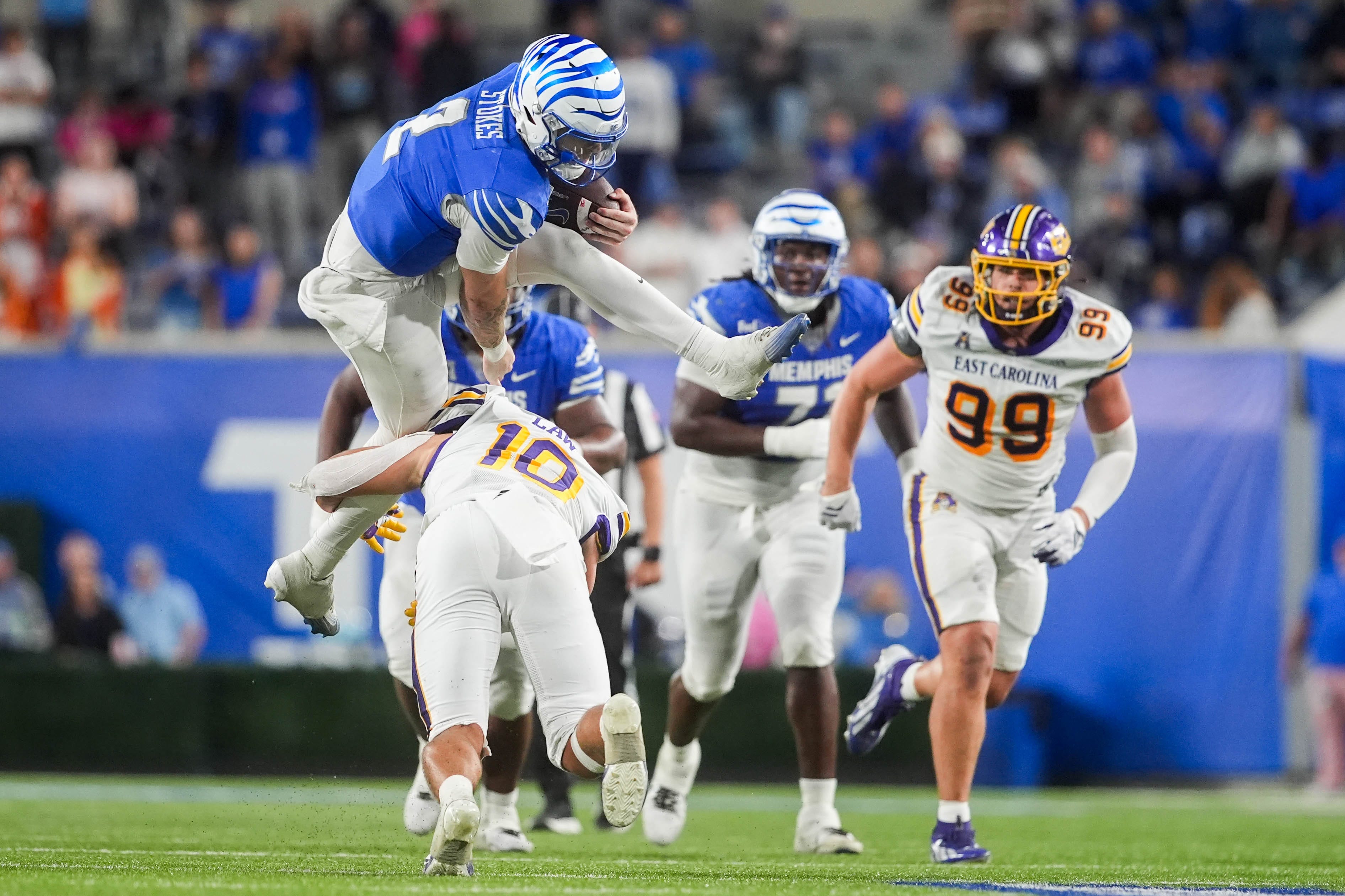 Breaking down film from Memphis football's comeback win over East Carolina