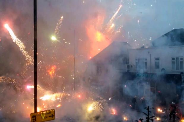 'I was screaming in the car' - dramatic fire in firework warehouse ...