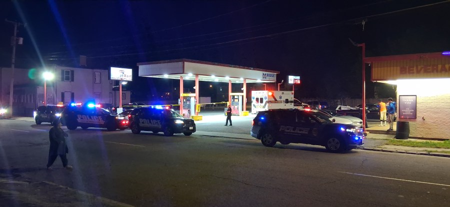 Male shot in Petersburg, heavy police presence at gas station