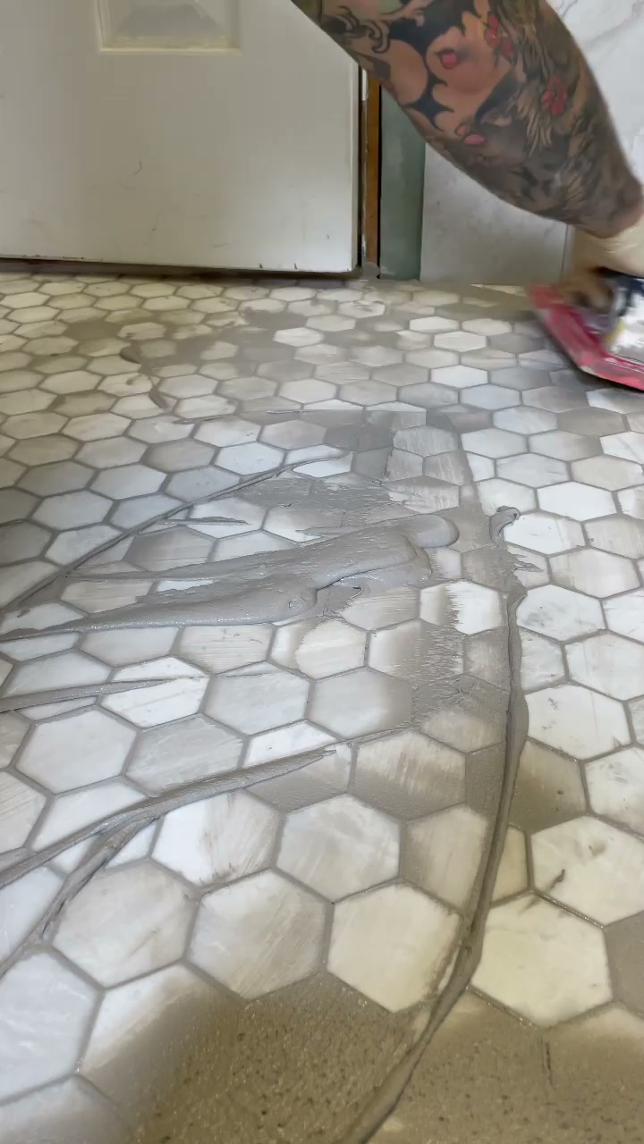 This tile installation is so satisfying you won’t want to look away