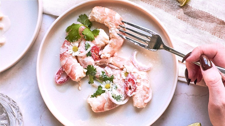 Coconut-lime shrimp ceviche recipe
