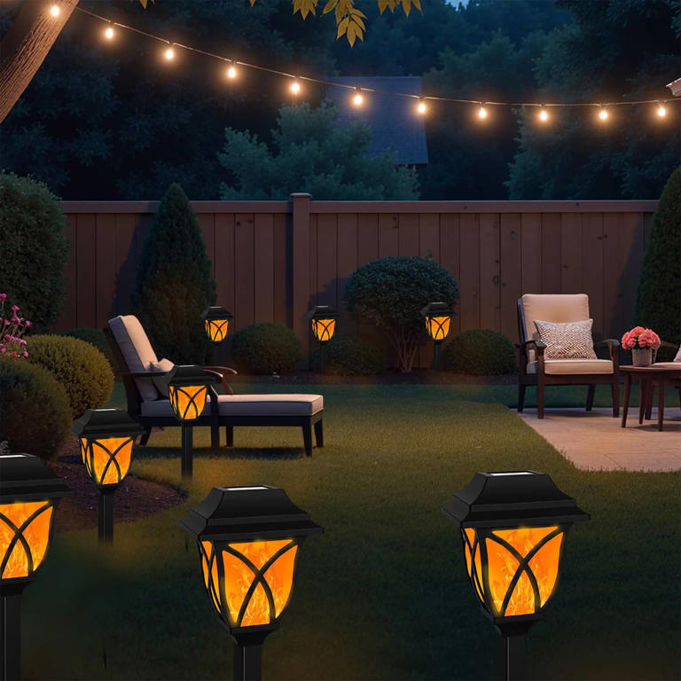 Walmart's 'beautiful' 8-pack of solar pathway lights is just $25 ahead ...