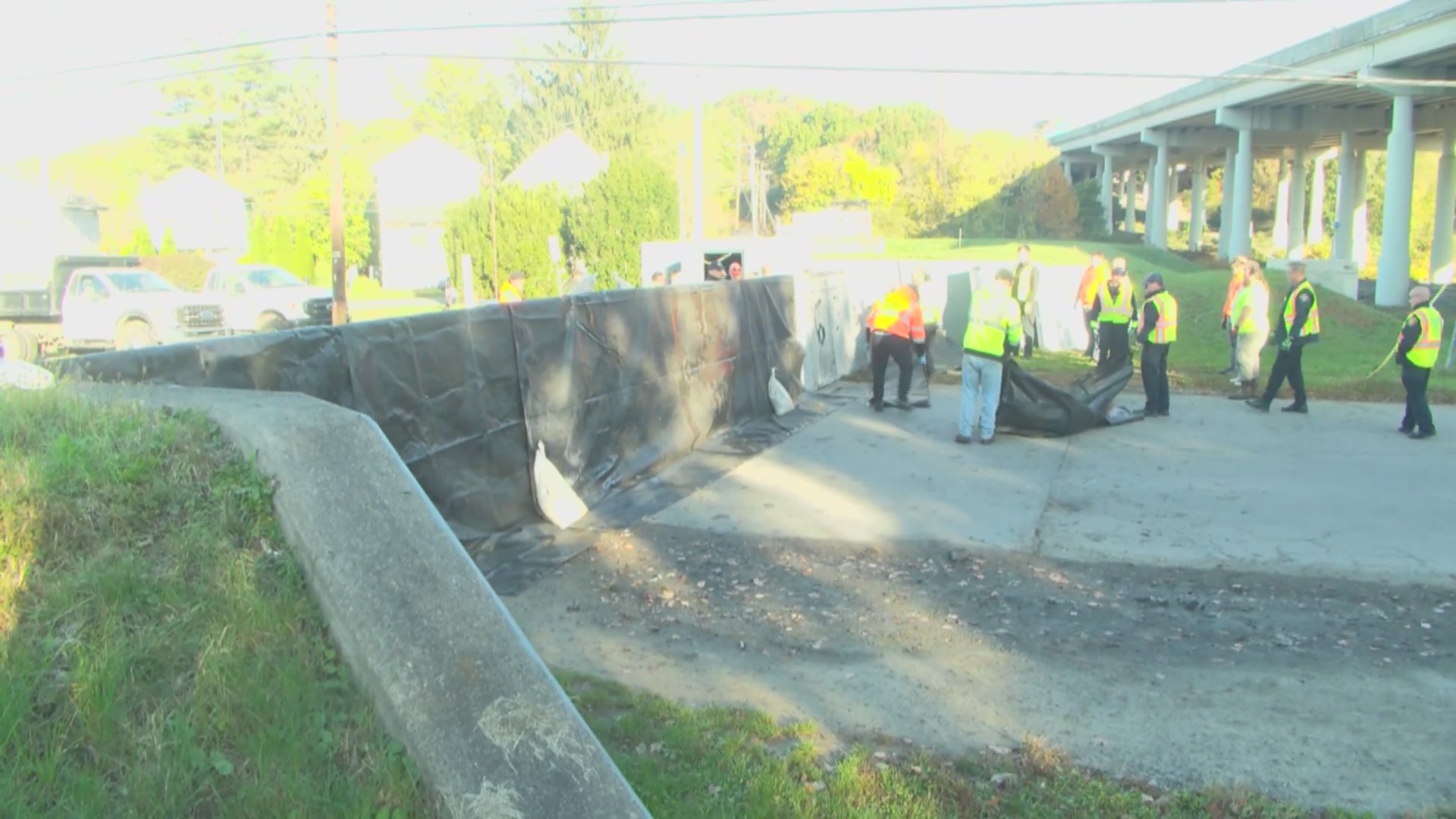 Emergency flood defense drills underway in Wilkes-Barre | 28/22 News