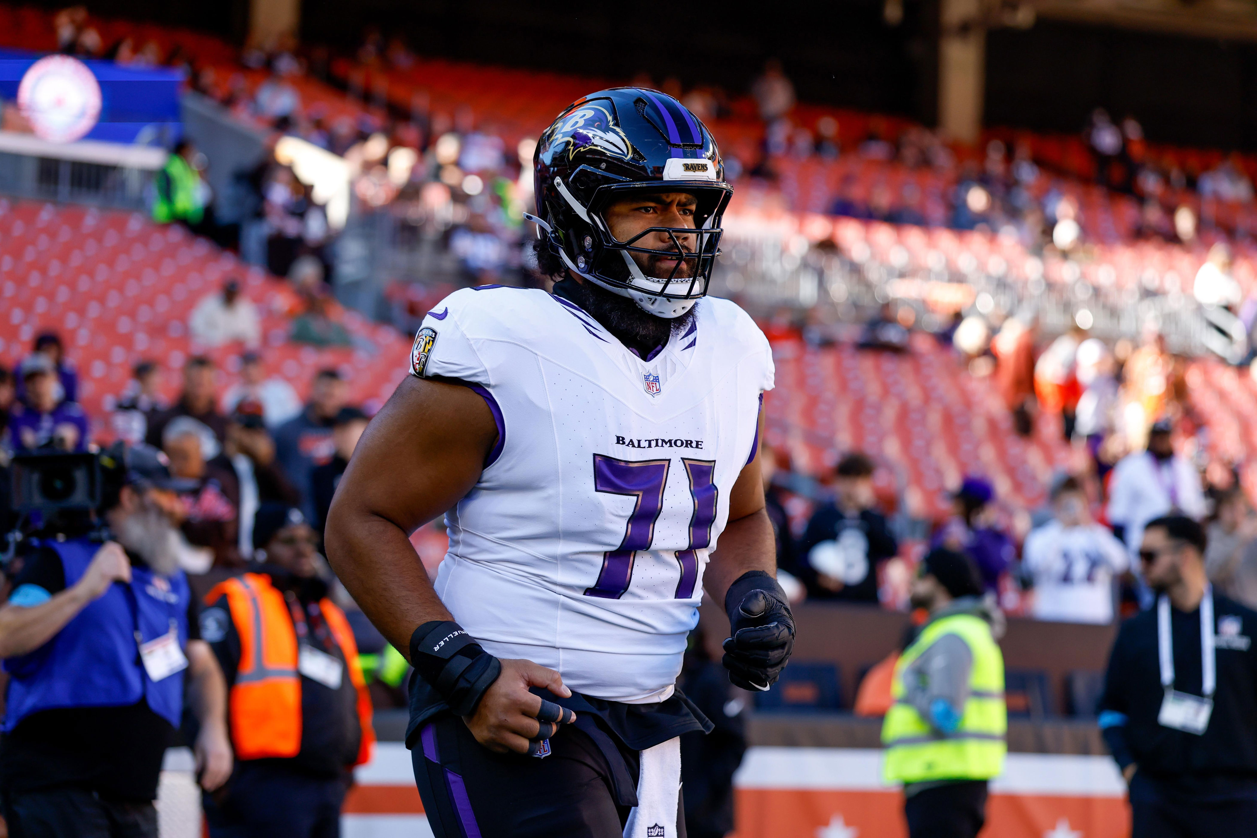Ravens upgrade Vega Ioane, Rashod Bateman on Thursday injury report