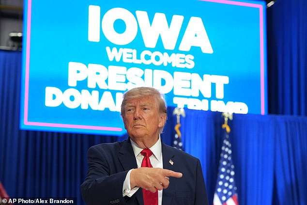 Trump teases 2028 ambitions as he tells Iowa rally crowd he 'has the ...