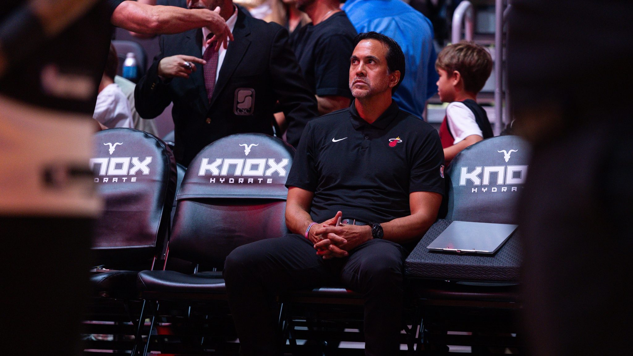 Erik Spoelstra on Heat forward talking trash to Anthony Edwards: ‘Don’t’