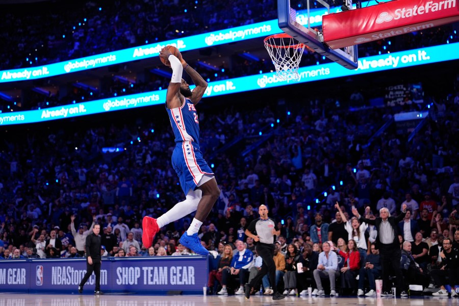 Philadelphia 76ers win 114-106 in home opener against the Cleveland Cavaliers