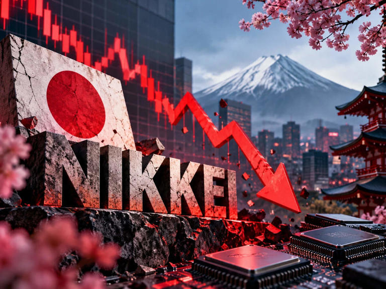 Japan’s Nikkei falls over 1% as Wall Street tech selloff rattles markets