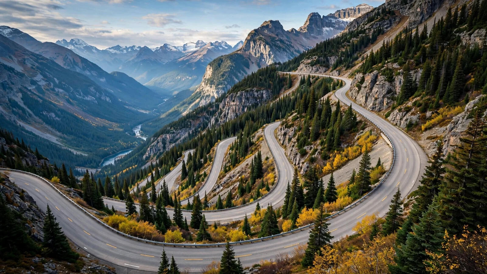Why do mountain roads have so many sharp turns instead of going ...