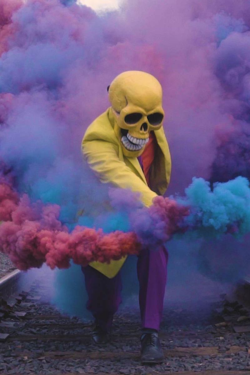 Butch Locsin brings the skeleton of color to life