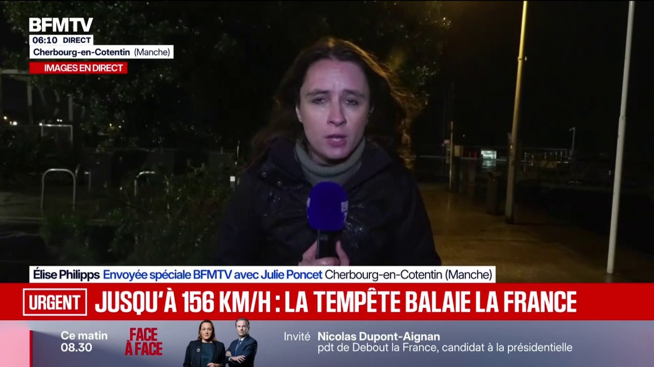 Tempête Austen : des rafales jusqu'à 156 km/h enregistrées
