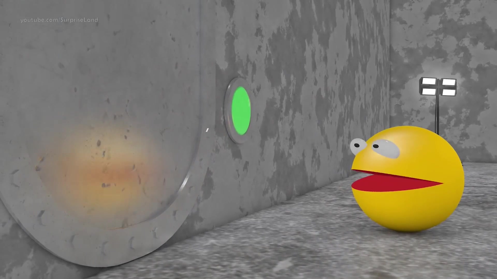 VE 🍿 | Pacman & amazing robot team – 3D animation: Time sticker & shape ...