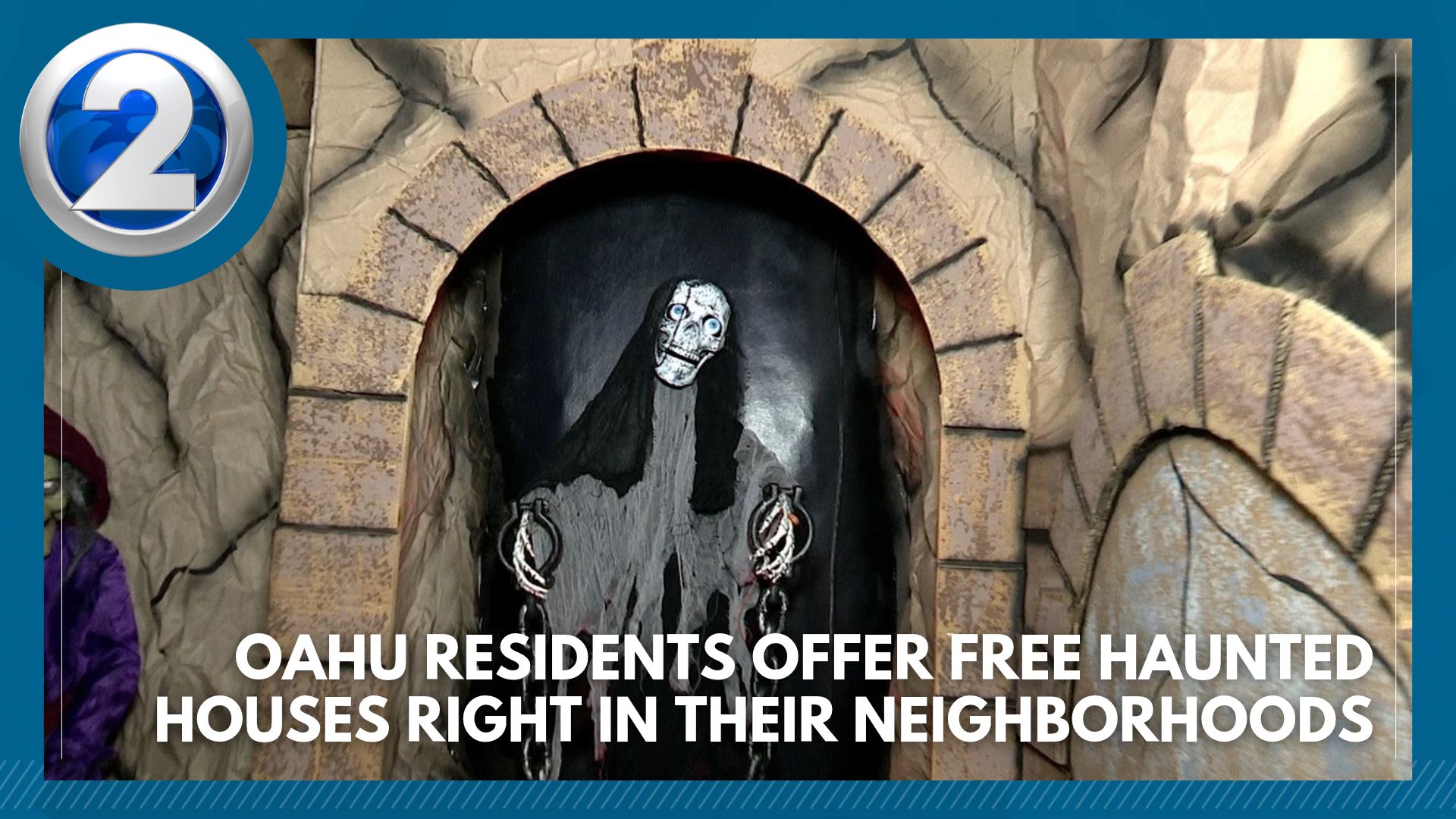 Oahu residents offer free haunted houses right in their neighborhoods