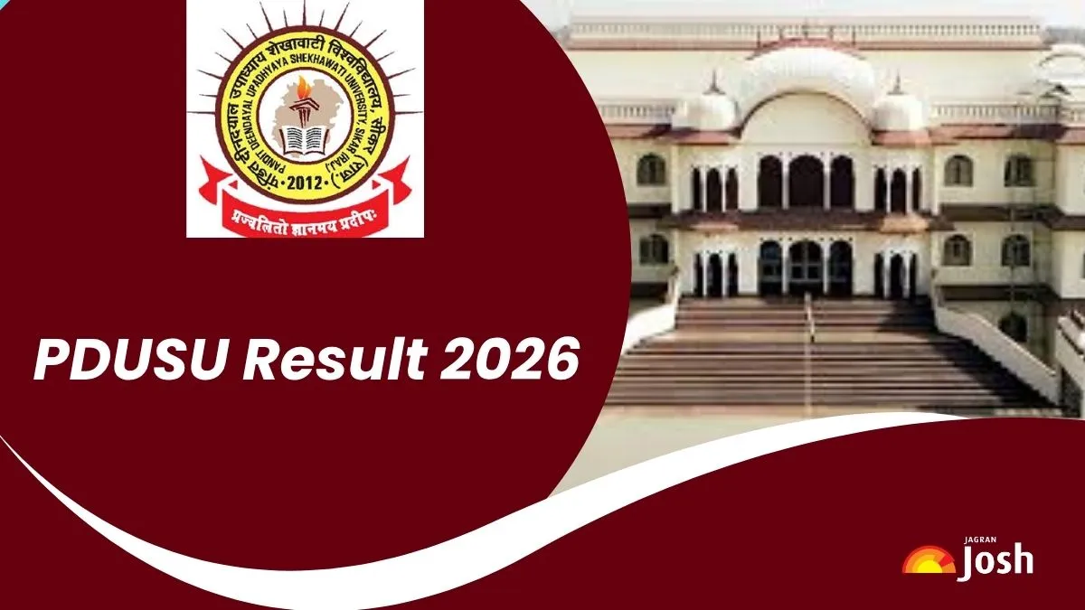 PDUSU result 2026 out at shekhauni.ac.in; direct link to download UG ...