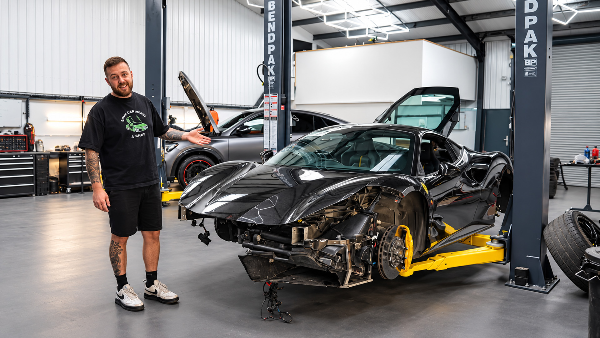 Ferrari 488 bargain turns into a challenging repair project
