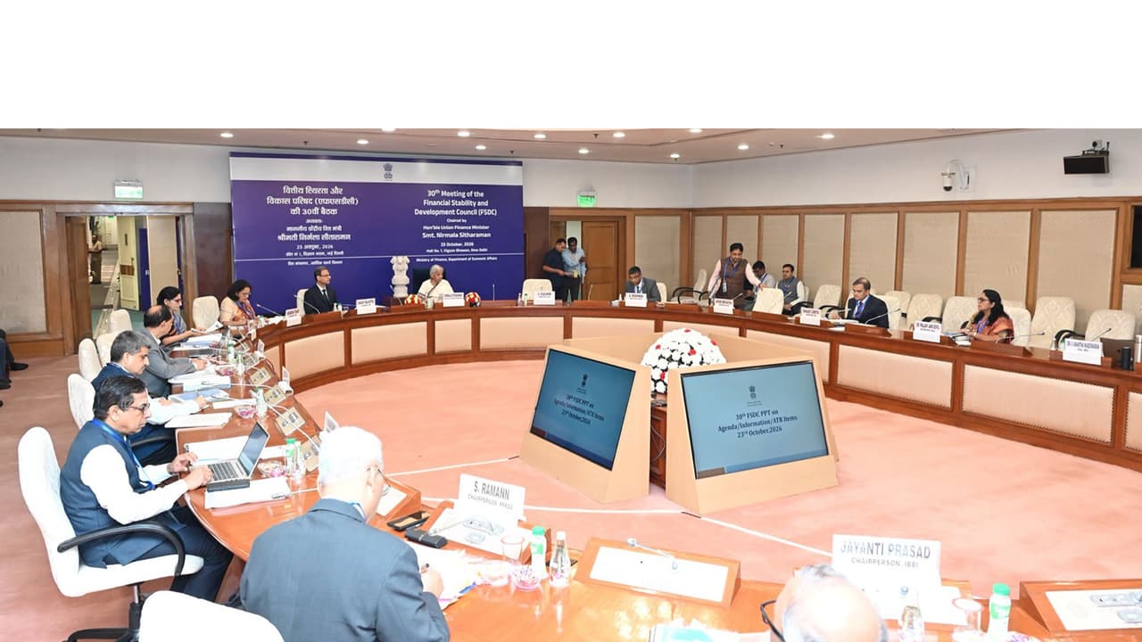 Nirmala Sitharaman chairs 30th FSDC meeting to review financial sector