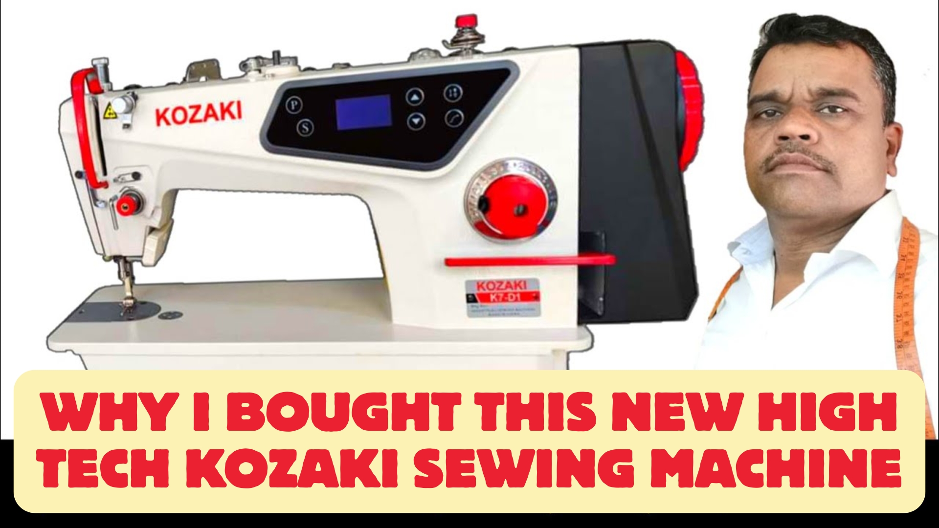 Why I bought this new high tech Kozaki sewing machine