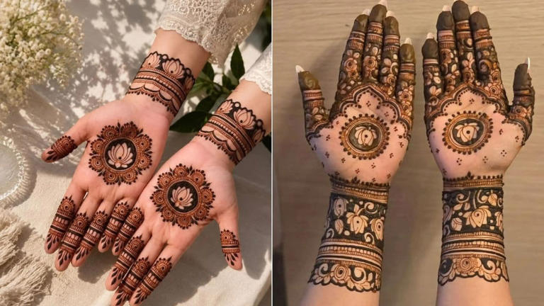 Karwa Chauth mehndi designs: करवा चौथ पर हाथों की खूबसूरती बढ़ाएंगे ये ...