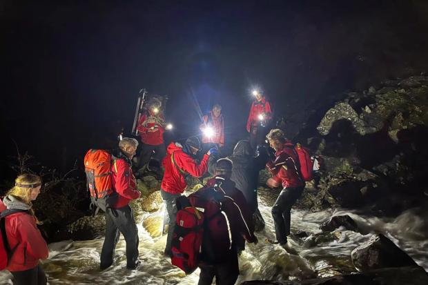 Lost walker rescued from fells after night-time mountain rescue operation