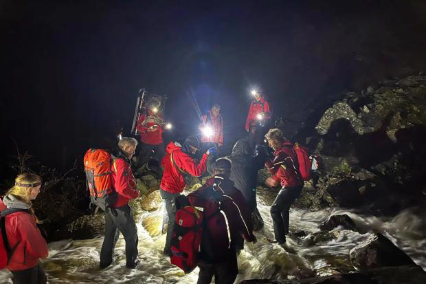 Lost walker rescued from fells after night-time mountain rescue operation