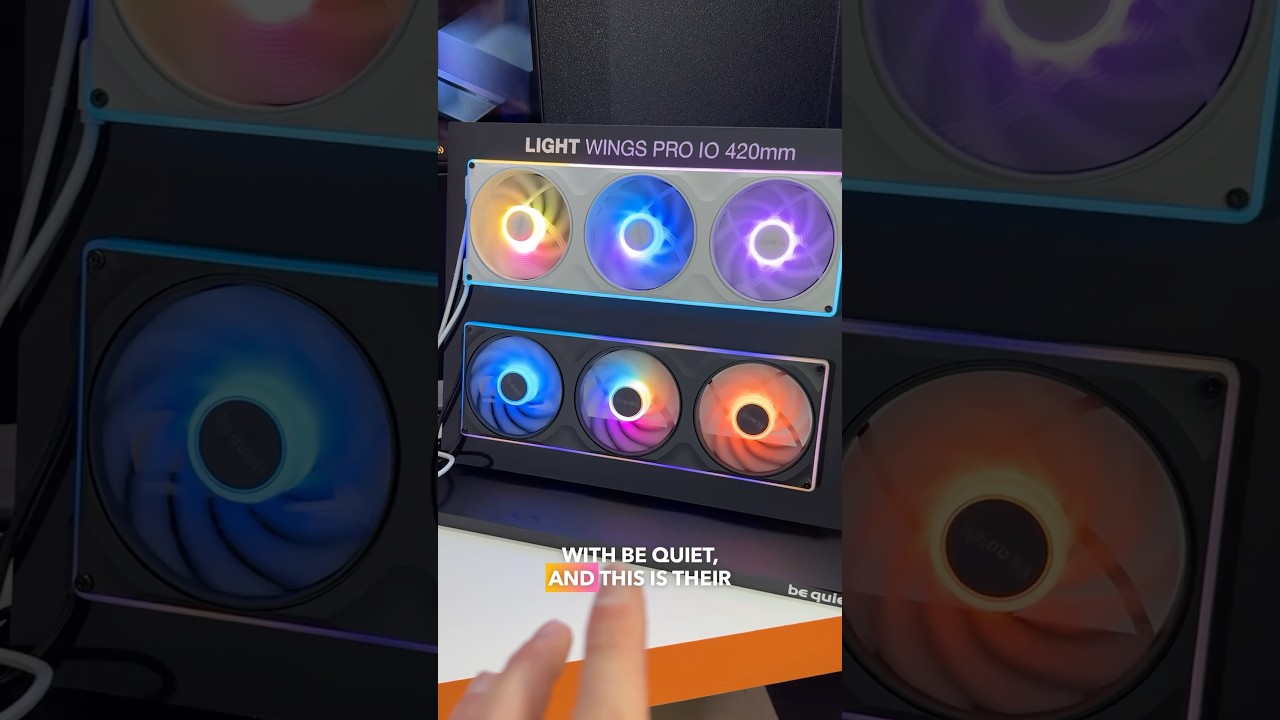 The new be quiet! Light Wings Pro IO fan arrays
