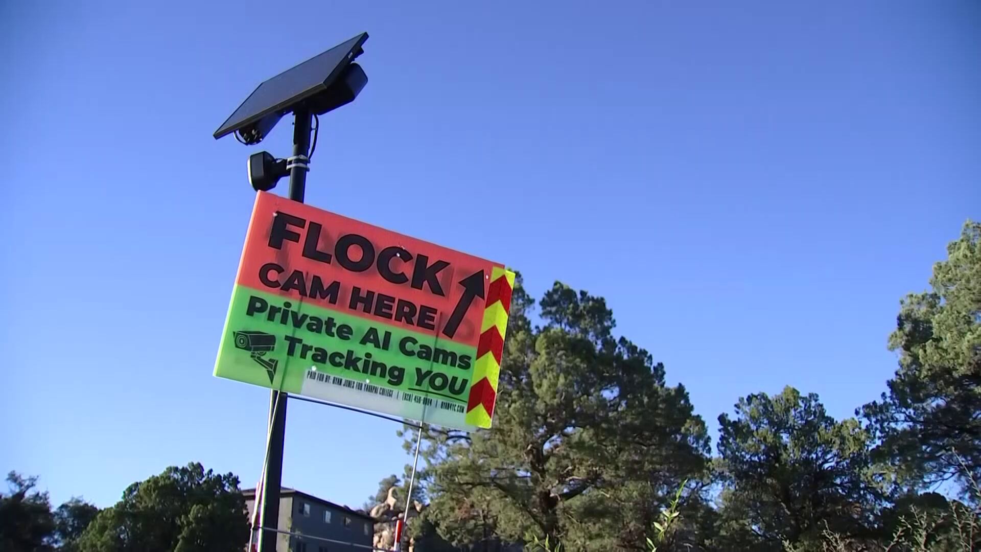 'Cheap stunt' or smart strategy? Candidate's Flock camera signs draw ...